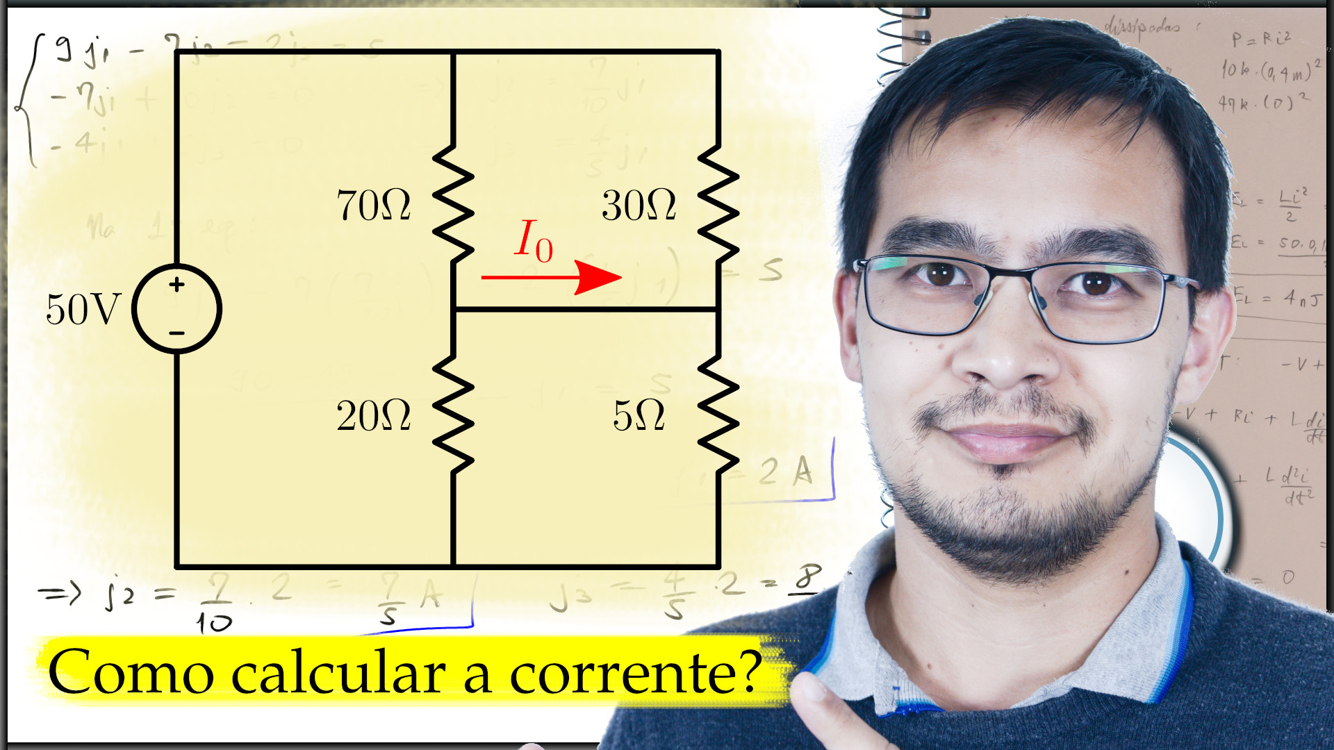 Thumbnail de uma aula de circuitos elétricos de 2023.